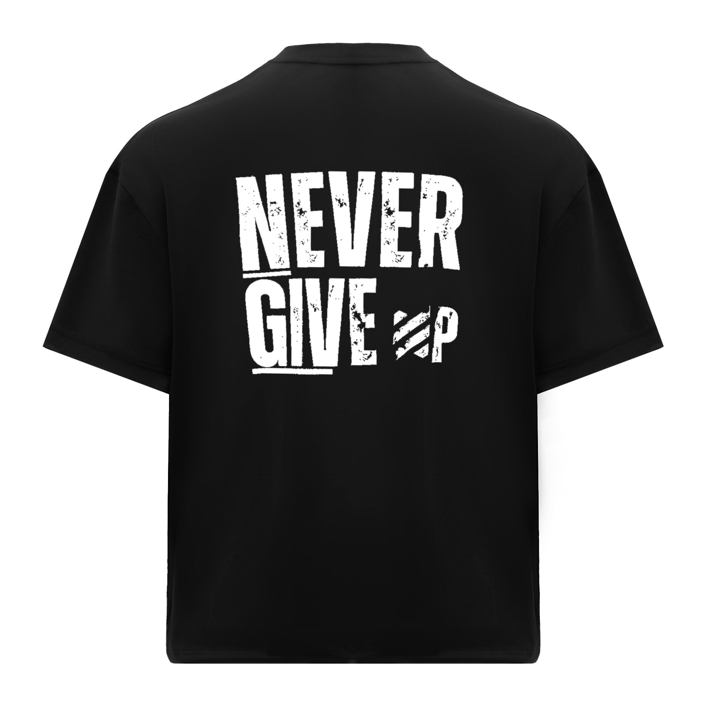 'Never Give Up' Training Tee (OVERSIZED)