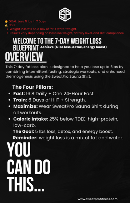 7-Days, 5lbs Weight Loss Blueprint. E-Book