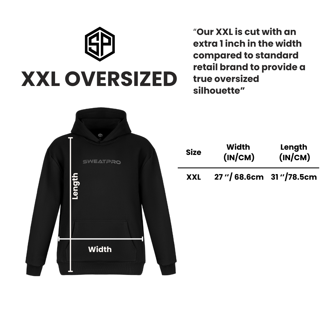 Relentless Never Give Up Oversized Heavyweight Hoodie