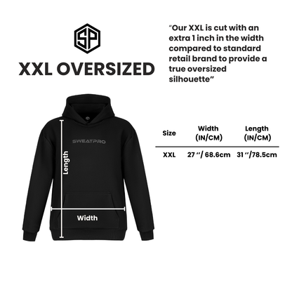 Relentless Never Give Up Oversized Heavyweight Hoodie